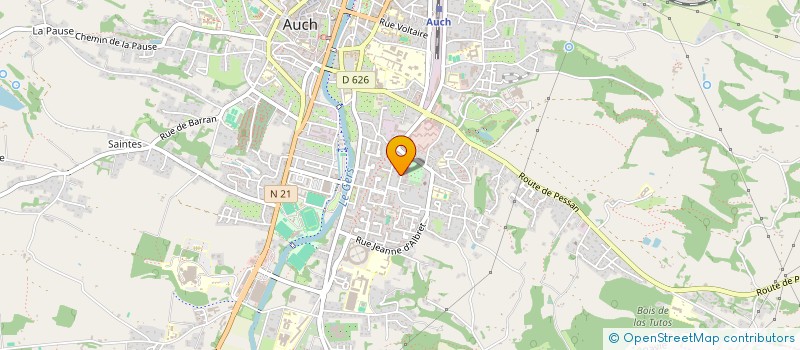 localisation de l'entreprise MADAME DIANA ORTEGA ROLON  AUCH