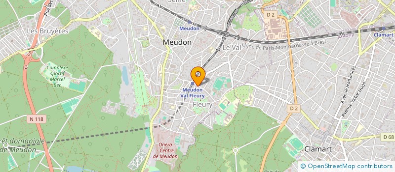 localisation de l'entreprise MADAME DIANA PAOLA PINILLA ROMERO à MEUDON