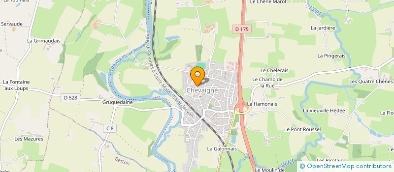 localisation de l'entreprise MADAME DIANA PERCHOT  CHEVAIGNE