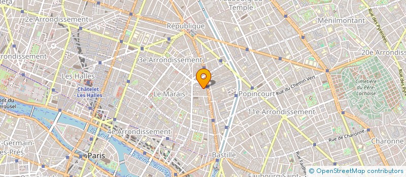 localisation de l'entreprise MADAME DIANA PEREZ VELA  PARIS