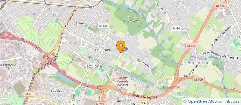 localisation de l'entreprise MADAME DIANA PINTO DE MIRANDA  VILLENEUVE-D'ASCQ