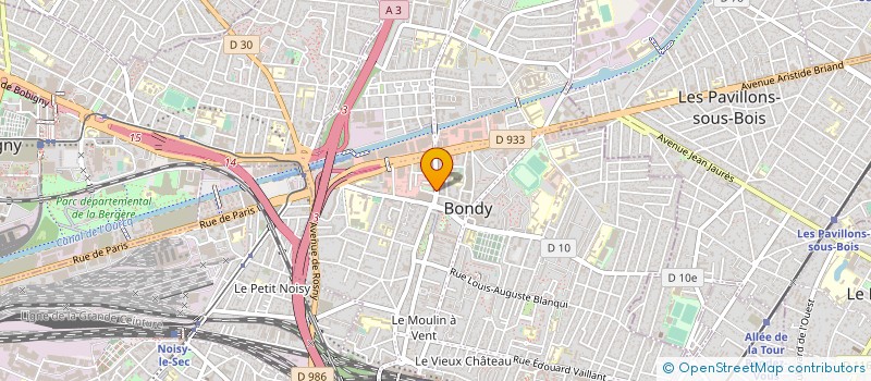 localisation de l'entreprise MADAME DIANA POP  BONDY