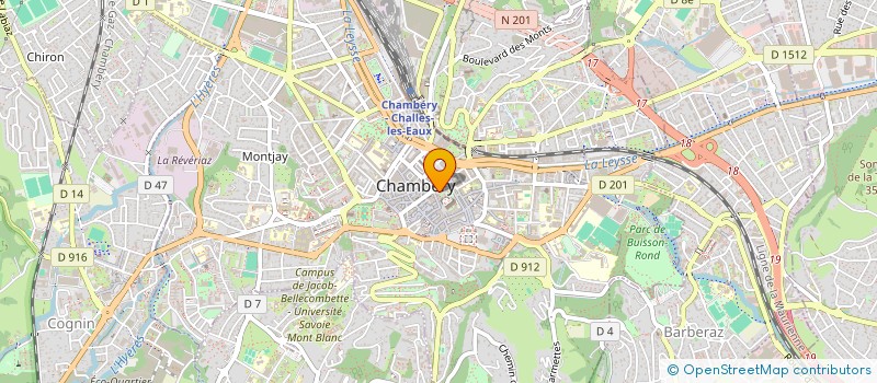 localisation de l'entreprise MADAME DIANA POPESCU  CHAMBERY