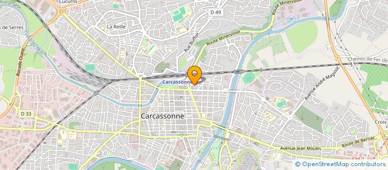 localisation de l'entreprise MADAME DIANA RAMIREZ GARCIA  CARCASSONNE