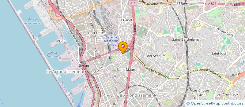 localisation de l'entreprise MADAME DIANA ROCA à MARSEILLE