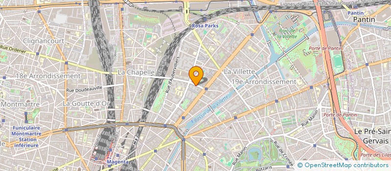 localisation de l'entreprise MADAME DIANA ROGIC  PARIS