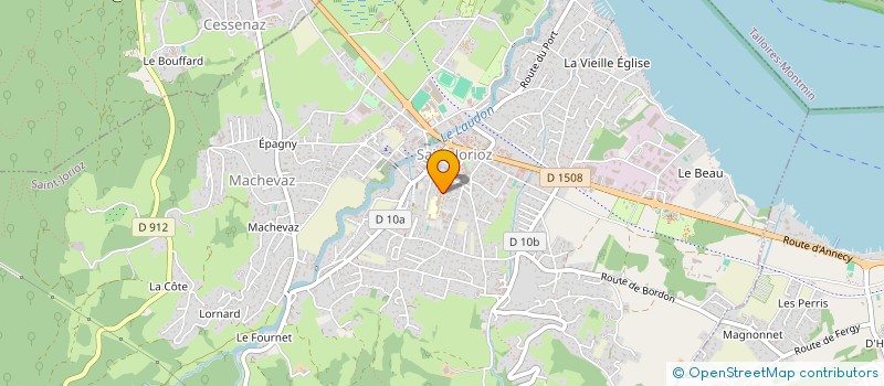 localisation de l'entreprise MADAME DIANA ROSSIGNOL  SAINT-JORIOZ