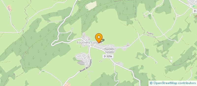 localisation de l'entreprise MADAME DIANA SANTOS NUNES  FOURNETS-LUISANS