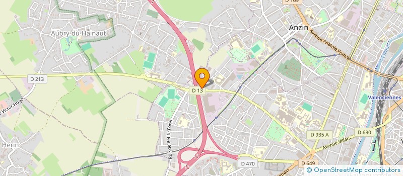 localisation de l'entreprise MADAME DIANA SCHERRER à VALENCIENNES