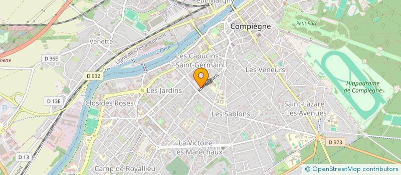 localisation de l'entreprise MADAME DIANA SOR  COMPIEGNE