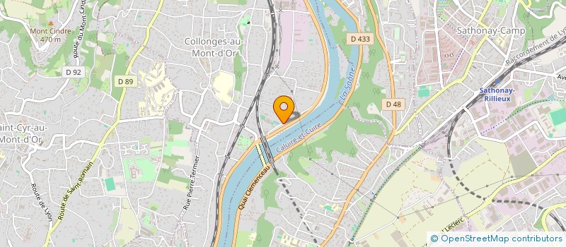 localisation de l'entreprise MADAME DIANA STEVENS  COLLONGES-AU-MONT-D'OR