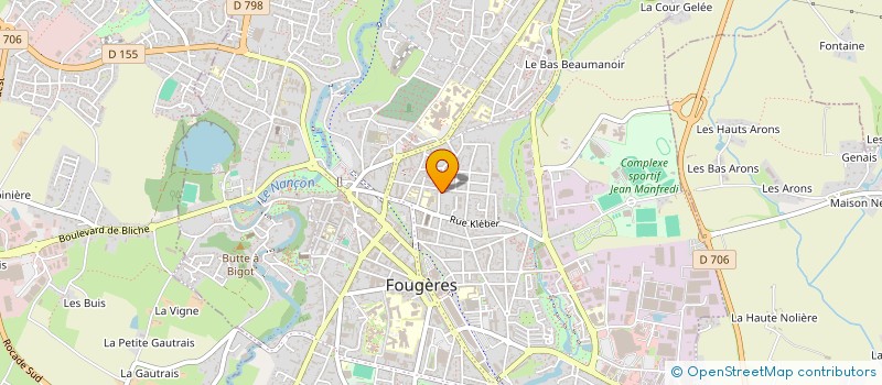 localisation de l'entreprise MADAME DIANA TACU  FOUGERES