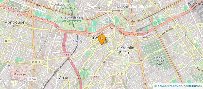 localisation de l'entreprise MADAME DIANA TAHA  GENTILLY