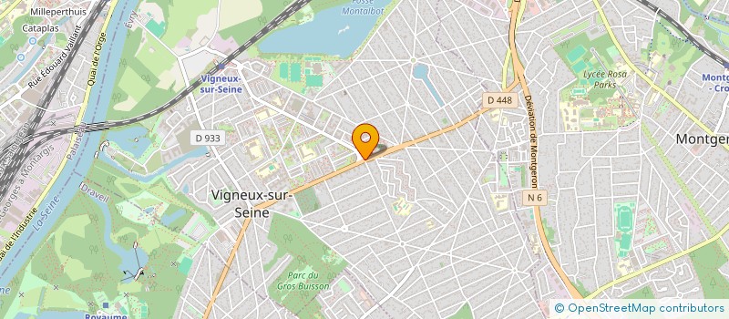 localisation de l'entreprise MADAME DIANA TCHOUGA  VIGNEUX-SUR-SEINE