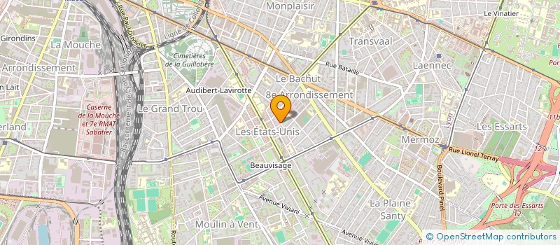 localisation de l'entreprise MADAME DIANA TRIMAILOVA  LYON