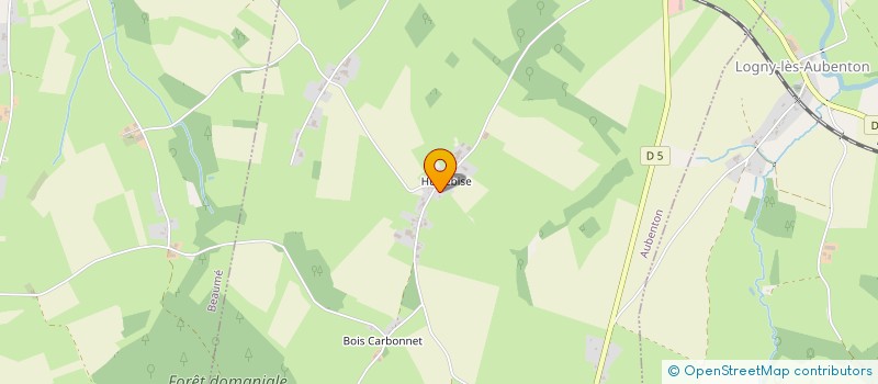 localisation de l'entreprise MADAME DIANA VAN DER PUTTEN  AUBENTON