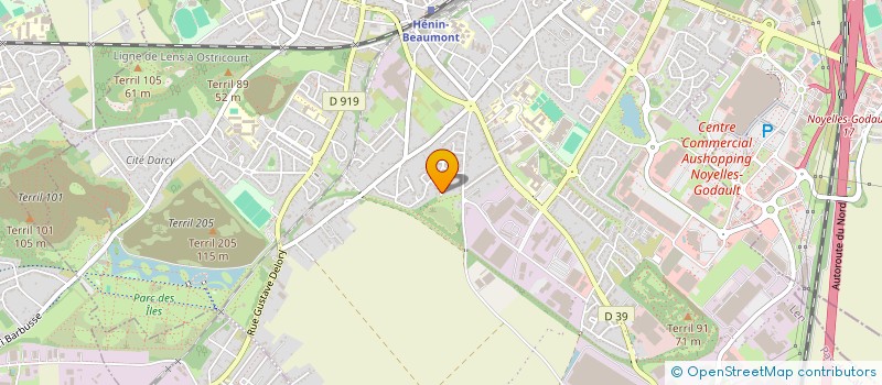 localisation de l'entreprise MADAME DIANA VAN GEFFEN  HENIN-BEAUMONT