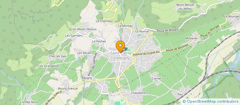 localisation de l'entreprise MADAME DIANA VELASQUEZ  SAINT-PIERRE-D'ALBIGNY