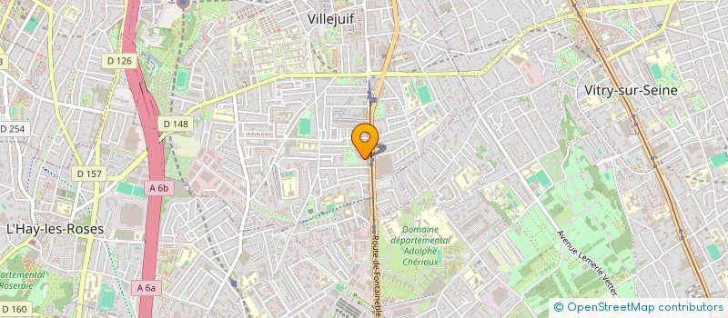 localisation de l'entreprise MADAME DIANA YE  VILLEJUIF