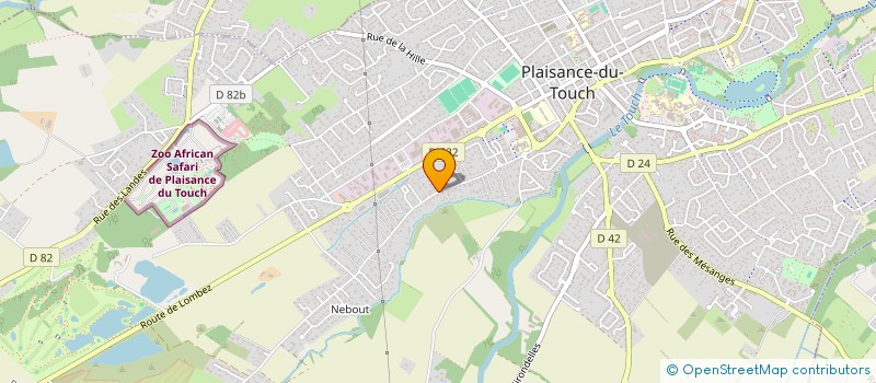 localisation de l'entreprise MADAME DIANA ZASEEVA  PLAISANCE-DU-TOUCH