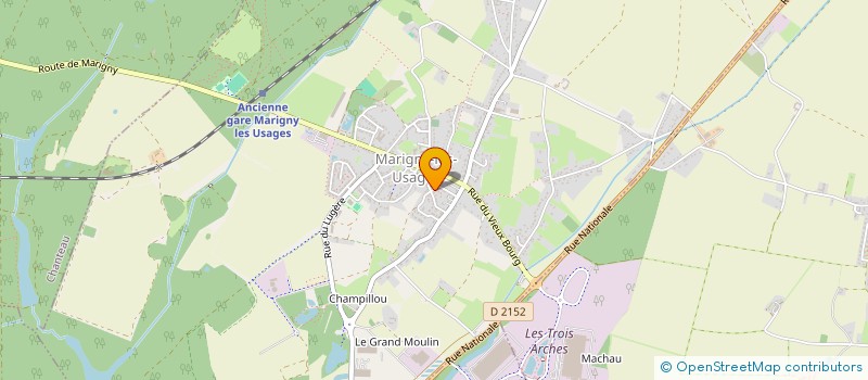 localisation de l'entreprise MADAME DIANA ZHEKOVA à MARIGNY-LES-USAGES