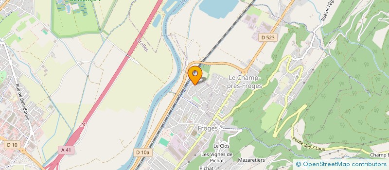 localisation de l'entreprise MADAME DIANDRA COQUAND  FROGES