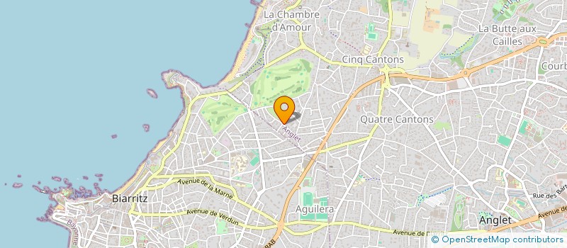 localisation de l'entreprise MADAME DIANDRA MAWHINNEY  ANGLET