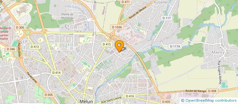 localisation de l'entreprise MADAME DIANE ABREU à MELUN