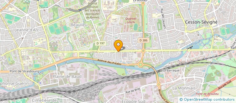 localisation de l'entreprise MADAME DIANE AMBROSI  CESSON-SEVIGNE