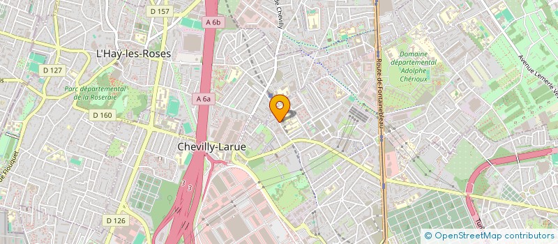 localisation de l'entreprise MADAME DIANE ARELE  CHEVILLY-LARUE