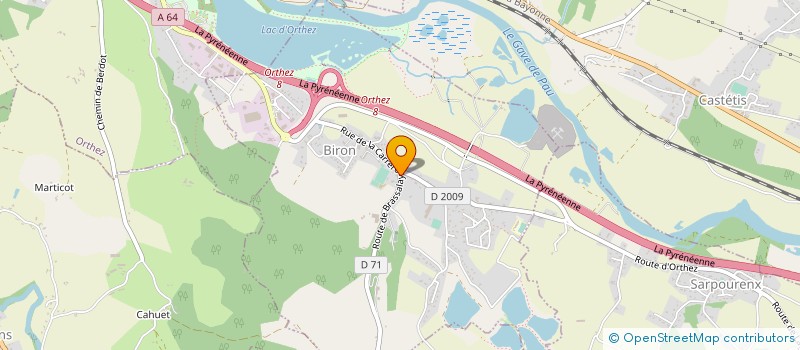 localisation de l'entreprise MADAME DIANE ARRAMON-TUCOO  BIRON