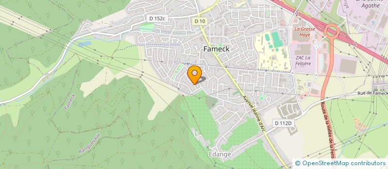 localisation de l'entreprise MADAME DIANE ASLAN  FAMECK