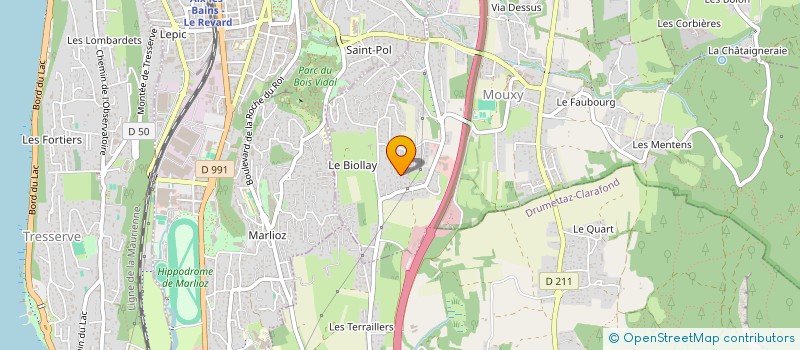 localisation de l'entreprise MADAME DIANE AUDEBERT  MOUXY