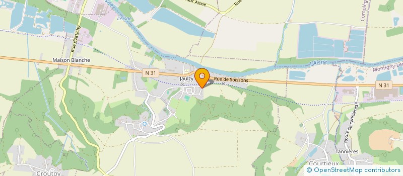 localisation de l'entreprise MADAME DIANE AUTIQUET  JAULZY