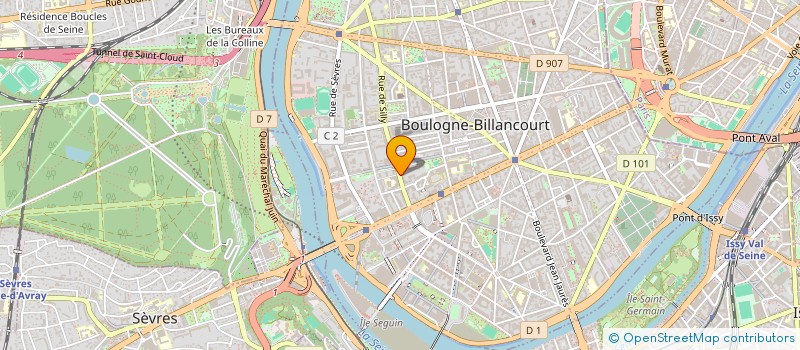 localisation de l'entreprise MADAME DIANE AVRIL à BOULOGNE BILLANCOURT