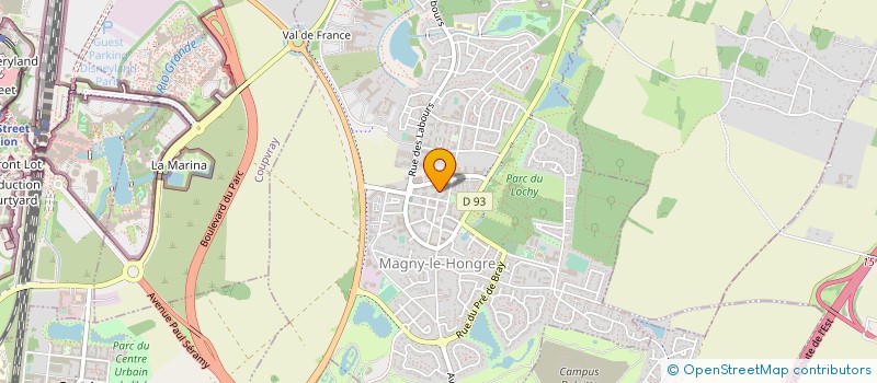 localisation de l'entreprise MADAME DIANE BASSOUMBA  MAGNY-LE-HONGRE