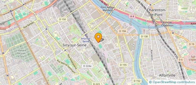 localisation de l'entreprise MADAME DIANE BERGER  IVRY-SUR-SEINE