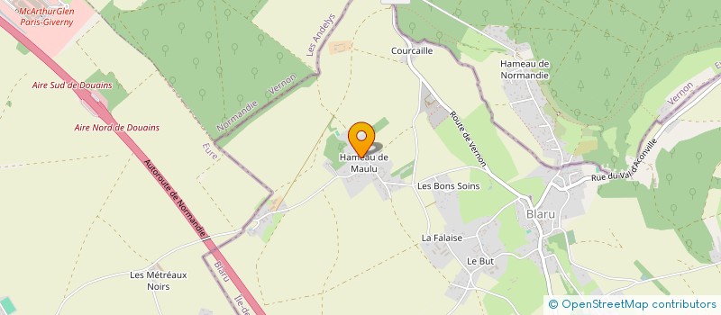 localisation de l'entreprise MADAME DIANE BERTRAND  BLARU