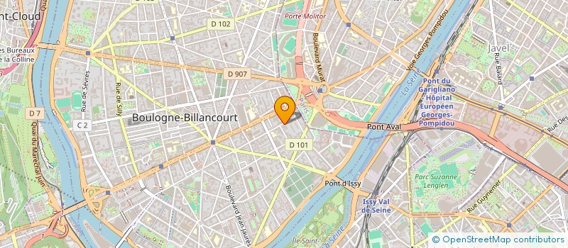 localisation de l'entreprise MADAME DIANE BISMUTH à BOULOGNE-BILLANCOURT