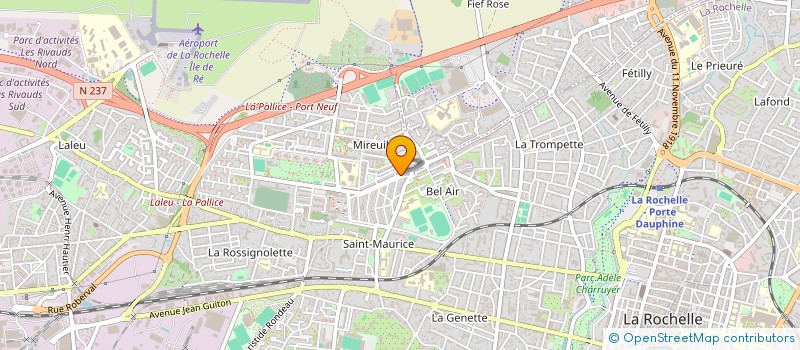 localisation de l'entreprise MADAME DIANE BITOUGUI OWANA  LA ROCHELLE