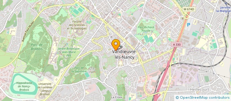 localisation de l'entreprise MADAME DIANE BONAVENTURE à VANDŒUVRE-LES-NANCY