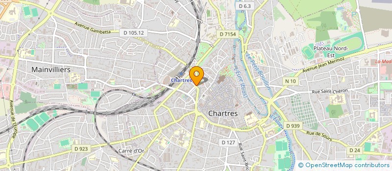 localisation de l'entreprise MADAME DIANE BOREE à CHARTRES