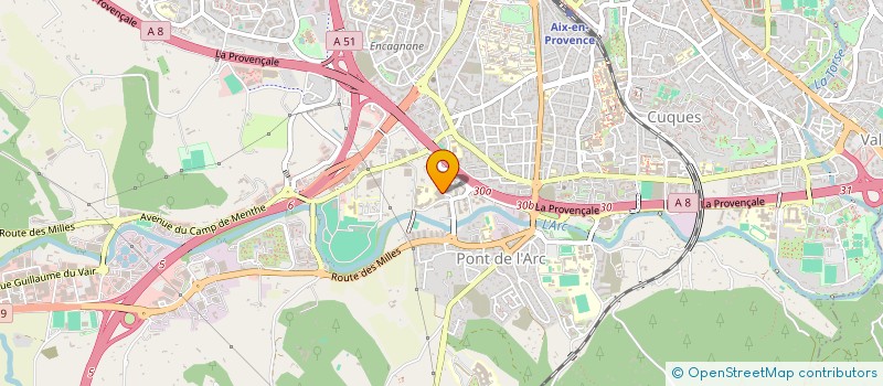 localisation de l'entreprise MADAME DIANE BORSELLI  AIX-EN-PROVENCE