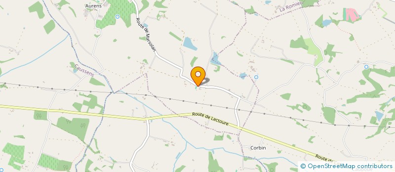 localisation de l'entreprise MADAME DIANE BROSSOLLET  CASTELNAU-SUR-L'AUVIGNON