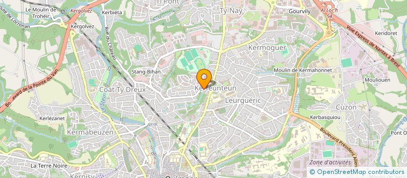 localisation de l'entreprise MADAME DIANE BRUNEL à QUIMPER