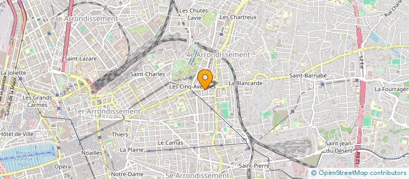 localisation de l'entreprise MADAME DIANE BUGE à MARSEILLE