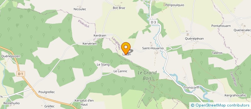 localisation de l'entreprise MADAME DIANE BURT  LANGOELAN