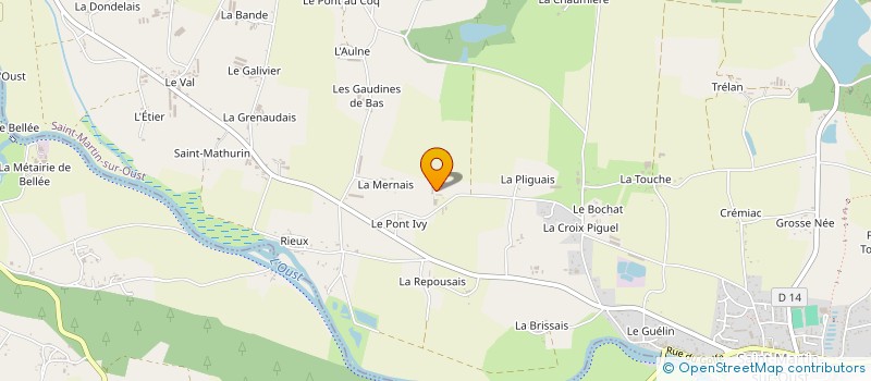 localisation de l'entreprise MADAME DIANE CAVERO à SAINT-MARTIN-SUR-OUST