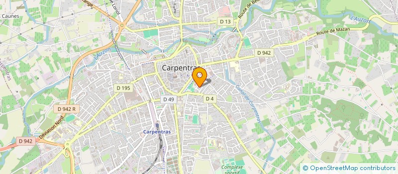 localisation de l'entreprise MADAME DIANE CEREZ  CARPENTRAS