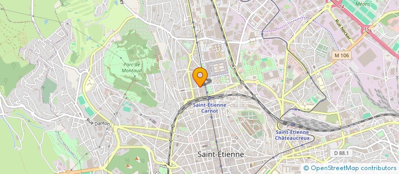 localisation de l'entreprise MADAME DIANE CESCUTTI  SAINT-ETIENNE